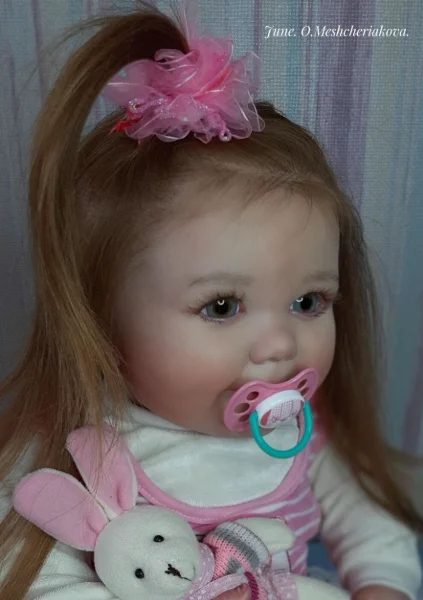 EGO 24inches Reborn Doll Girl Sold Out Edition JUNE 6 Month Awake With Detail Hand Painting