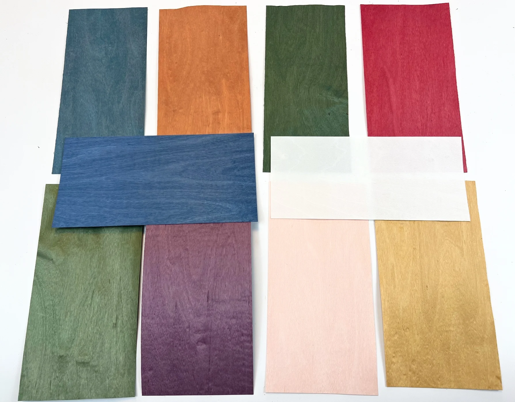 10pieces 20x10cm T:0.4-0.5mm Dyed and Exotic Premium Maple Wood Veneers  Marquetry Veneer Sheets Material Natural Thin Veneer