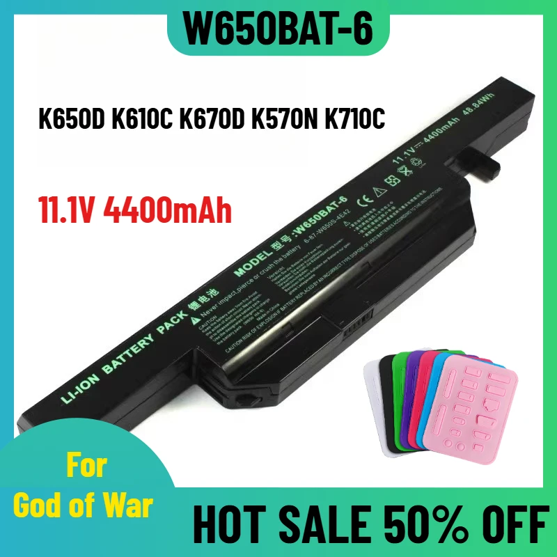 

11.1V 4400mAh for God of War K650D K610C K670D K570N K710C W650BAT-6 Laptop Battery