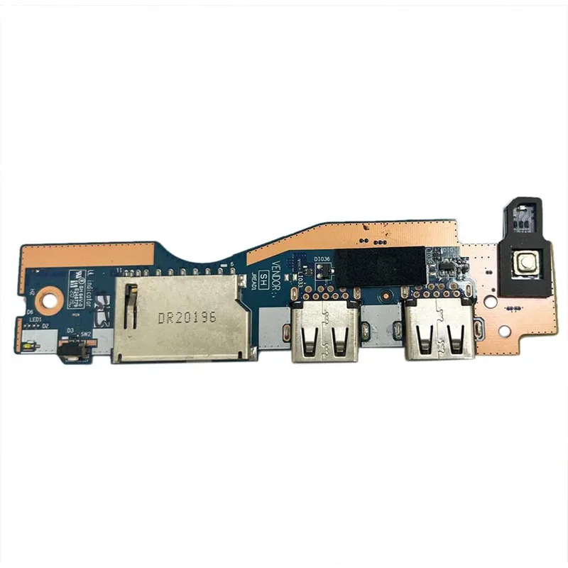 USB Small Board Card Rearder Power Board Without Battery or Cable Replacement for Lenovo ideapad 5-15IIL05 81YK 82FG,5C50S25036