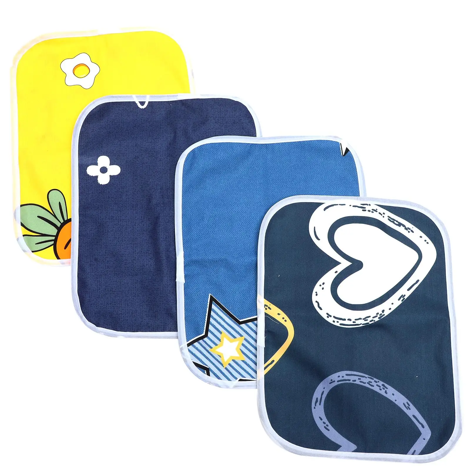 

4 Pcs Waterproof Reusable Guinea Pig Cage Liners 35x45cm Washable Pee Pads for Small Pets Hamster Rat Cage Supplies