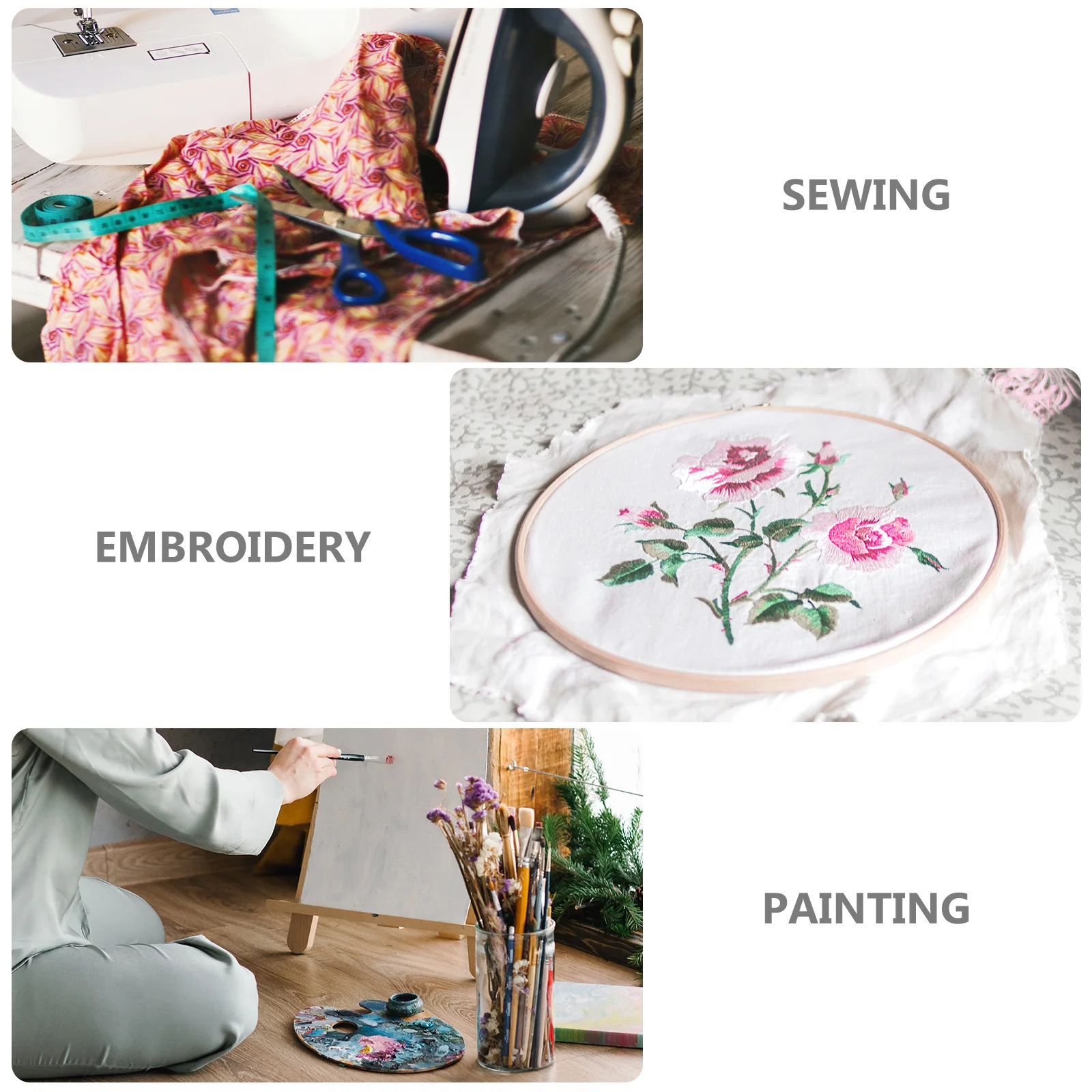 5pcs Quilting Rulers Templates Sewing Tools For Fabric Cutting Manual Diy Projects Transparent Durable Rulers For Quilting