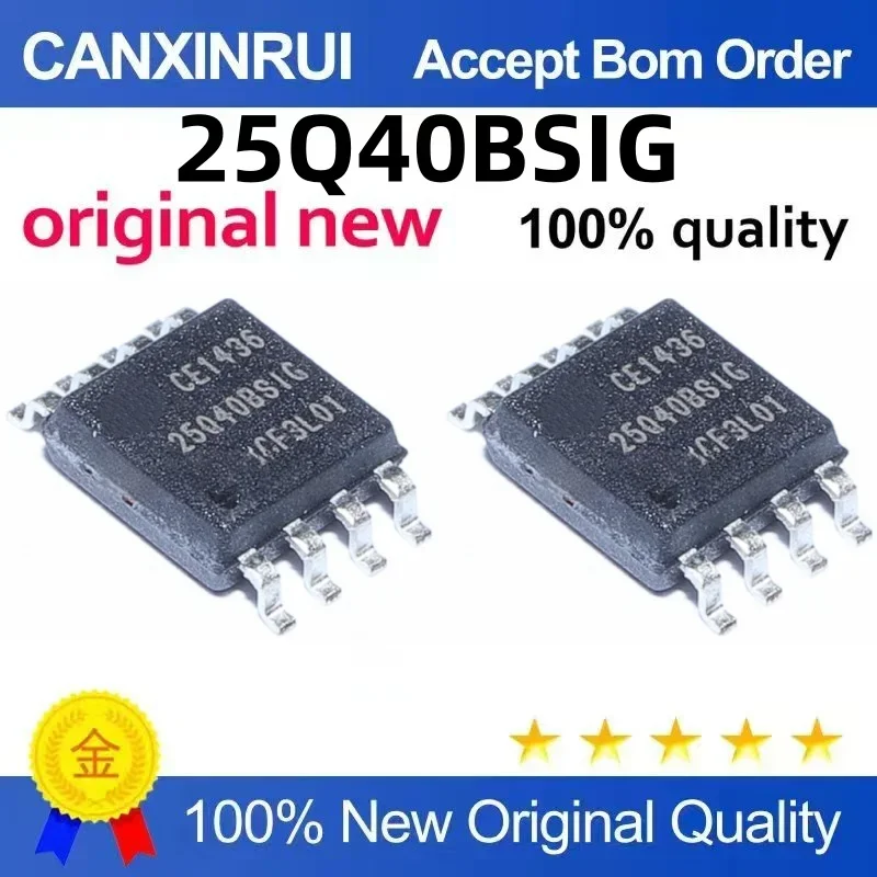 

(5-100 pieces) GD25Q40BSIG 25Q40BSIG 25Q40BS1G SOP8 in stock