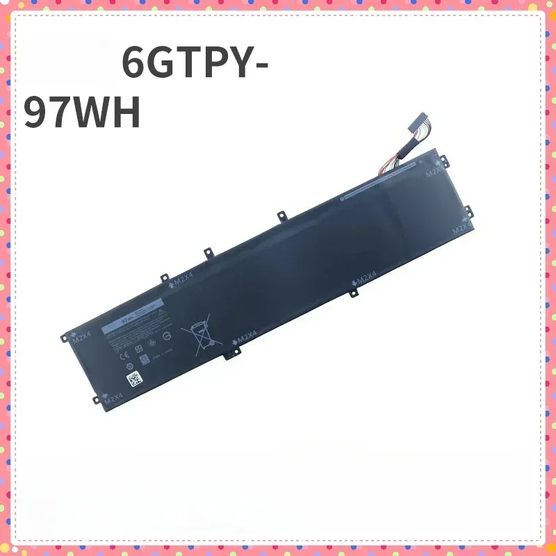 SWZY NEW 6GTPY Laptop Battery for DELL XPS 15 9570 9560 7590 9550 Series Notebook 11.4V 97WH Laptop Parts & Accessories