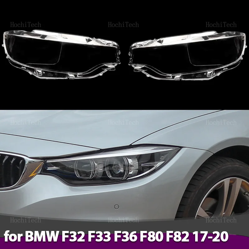 

Headlight Lampshade Transparent Left Right Lampshade Protective Cover For BMW 4 Series M4 F32 F33 F36 F80 F82 facelift 2017-2020