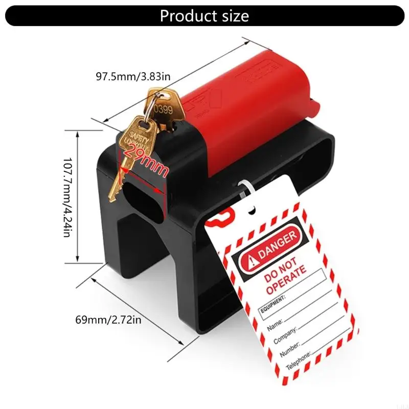 U4LA Locking Gate Valves Switches Lock Replacement Industrial Accident Prevention Lock