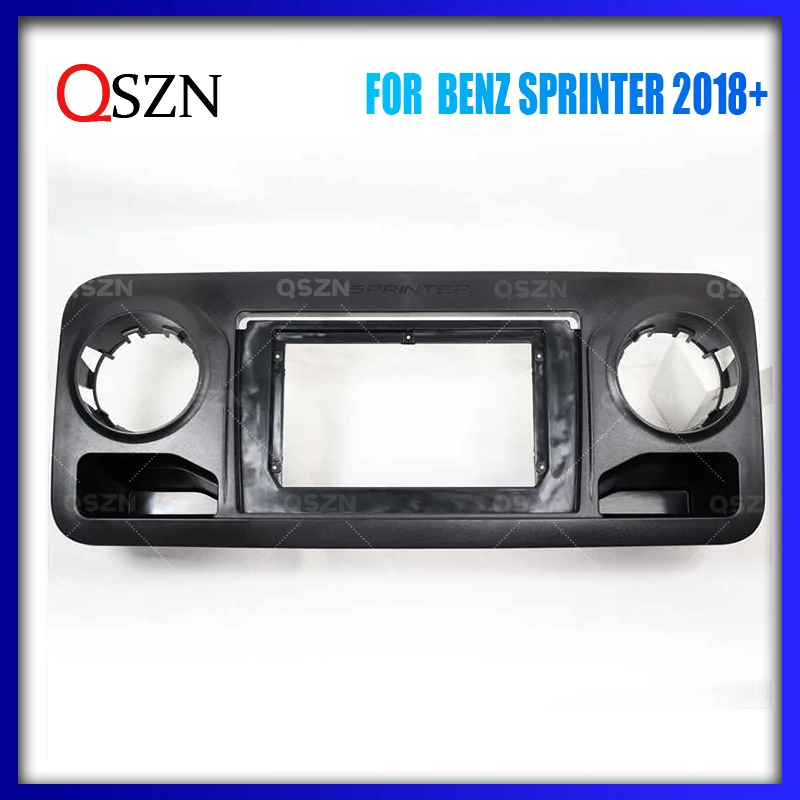 

QSZN 10.1 Inch Frame Auto Radio Fascia For Benz Sprinter Spinway 2018-2021 Multimedia player Frame Dashboard Bezel Panel 2 din