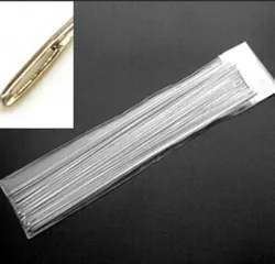 100pcs Beading Needles Threading Cord Tool 0.45x55mm Pliers Ring Size Graver Jewelry Tools