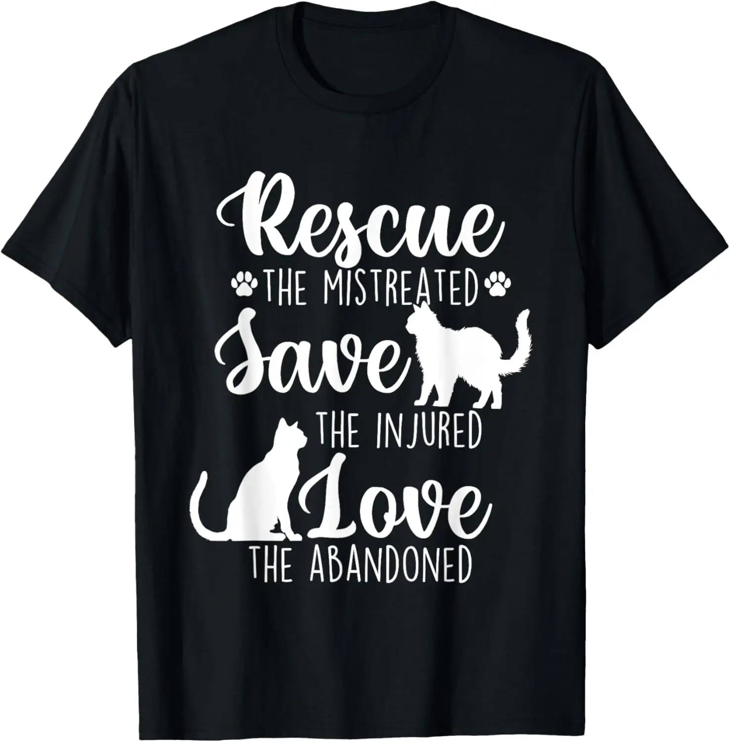 

Rescue The Mistreated - Футболка Cat Lover Kitty Owner Kitten