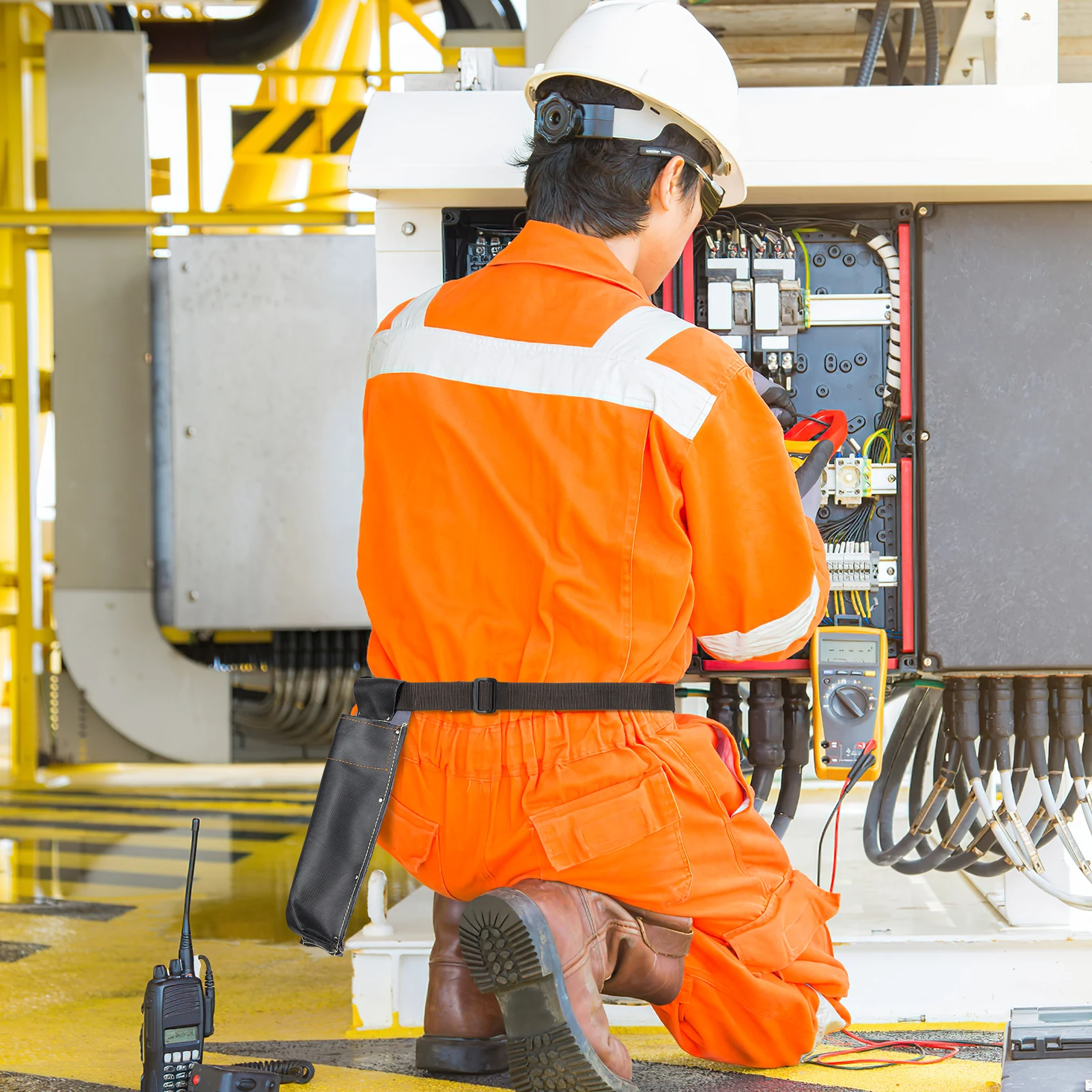 

Сумка премиум-класса для сварочных удочек, устойчивая к высоким температурам, регулируемая поясная сумка для мужчин и женщин, работа на открытом воздухе, большая вместимость, усиленная