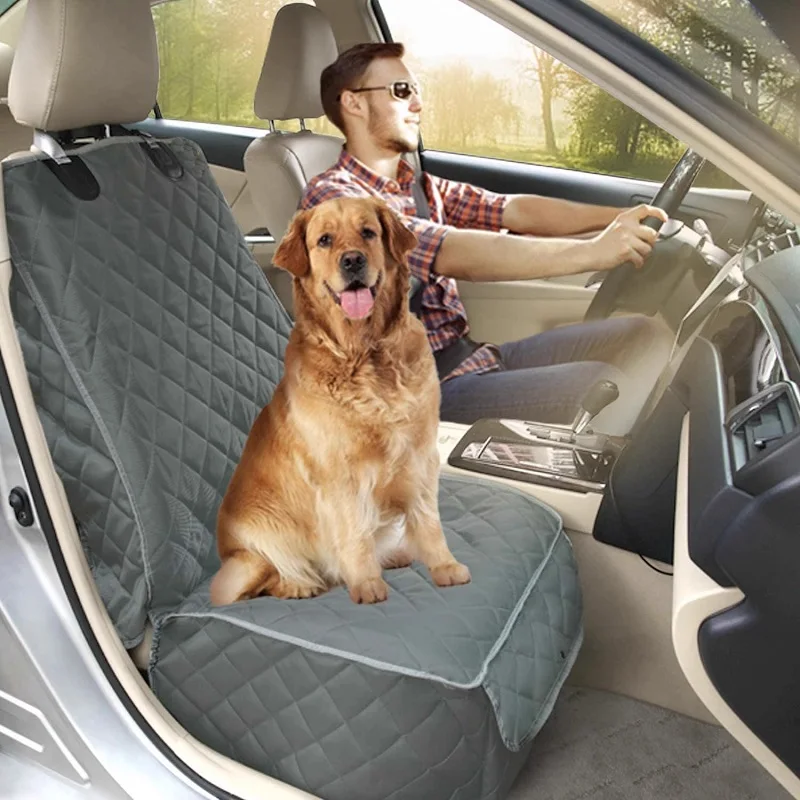 Dog Car Seat Cover Waterproof Scratchproof Outdoor Travel Pet Cat Dog Carrier Mat Seat Cover For Cars Trucks SUV Front Seat Pad