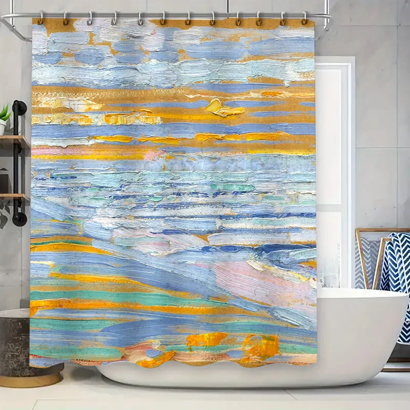 

Rainbow Parrot Hummingbird Shower Curtain Bathroom Decor for Home Decoration Waterproof Fabric Available in Multiple Sizes