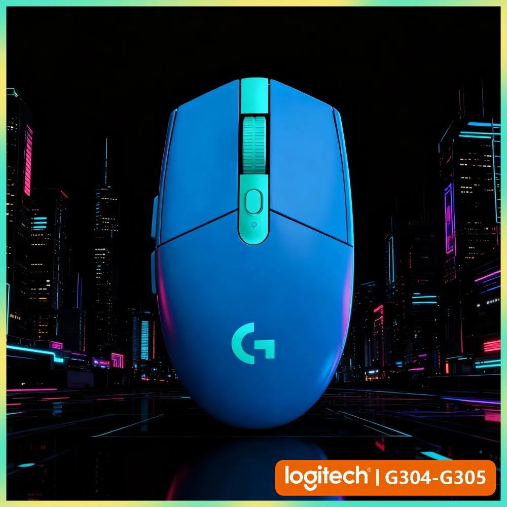 Logitech G304 Wireless Gaming Mouse 12000 DPI HERO Sensor LIGHTSPEED 1Ms 9-Month Battery Precise Movement Users