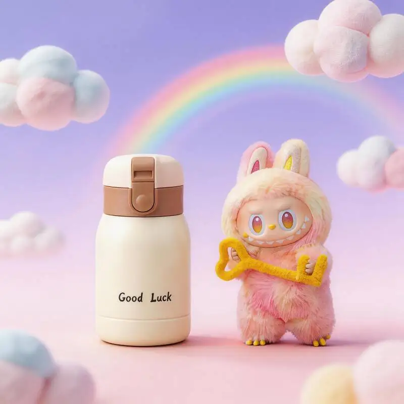 

POP MART THE MONSTERS Forward High Energy Series LABUBU Doll Hygienic Insulated Vacuum Cup Healthy Thermos