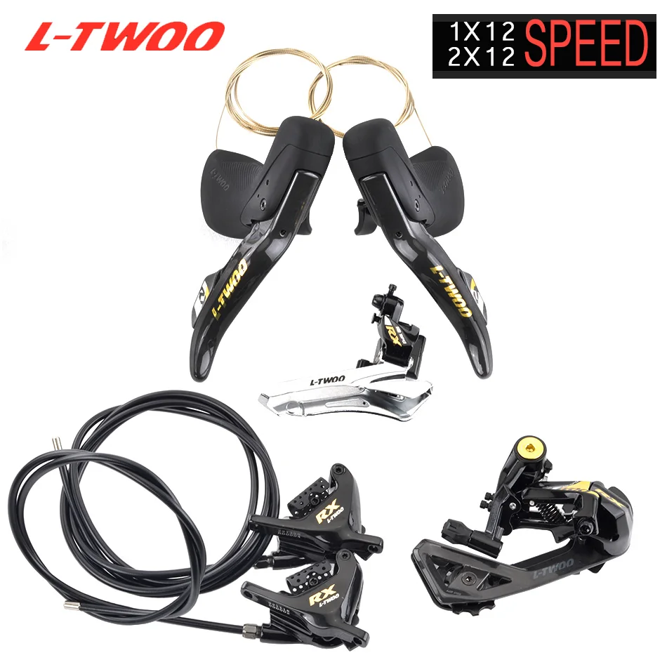 

LTWOO RX12 2x12s GTR 1x12 Speed ROAD Bike Derailleurs Disc Brake Groupset Carbon Fibre Rear Derailleurs for Shimano R7170 R8170