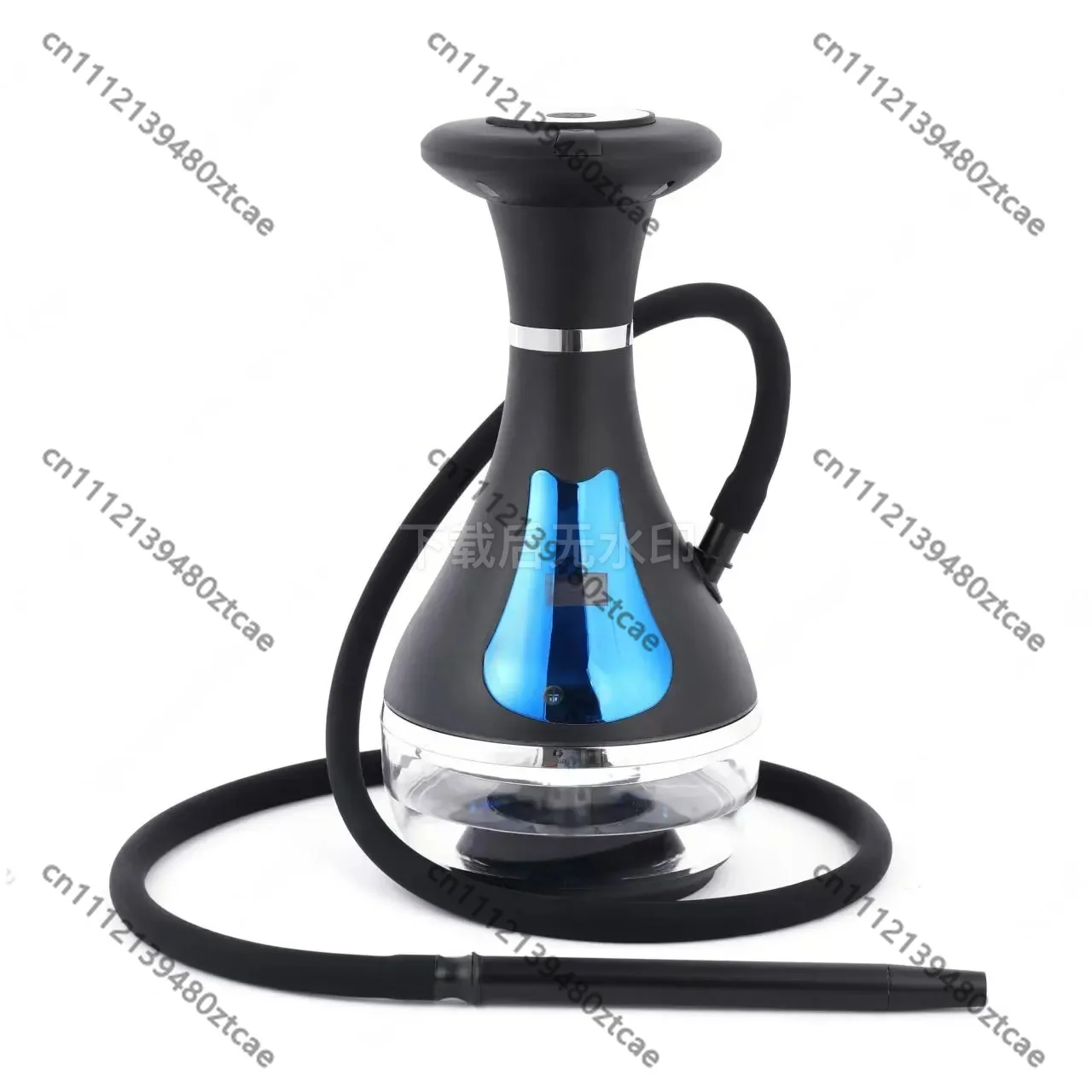 High-end LED Screen Electronic Hookah, Intelligent Large Smoke ElectronicVaporizerPortable Household Smoking Device for European
