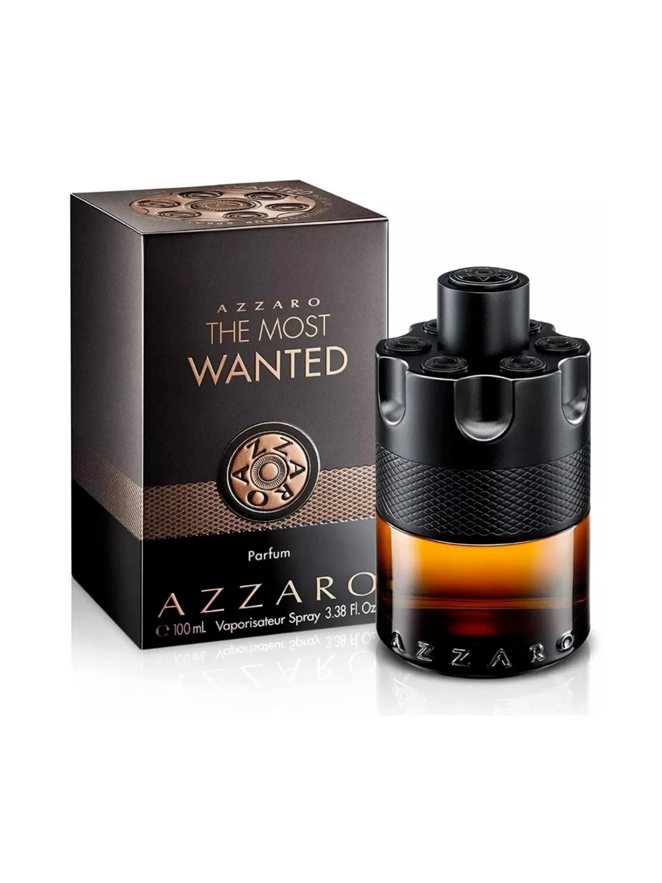Azzaro The Most Wanted Eau De Parfum Intense Spray für Herren Edp Intense Parfüm 3,38 Oz/100 ml Abschlussfeier Reise Camping Outdoor Schulcampus Ausflug Festivals Jubiläum