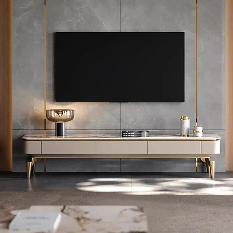 

Aesthetic Italian Tv Table Luxury Design Drawers Trendy Style Cheap Tv Stands Decoration Entertainment Muebles Room Decorations