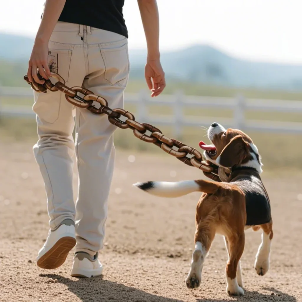 Make your dog the trendsetter! Try out this funny and trendy dog chain made of hollow plastic