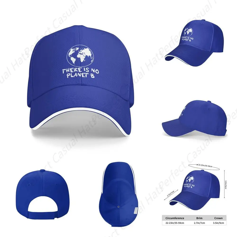 

High Quality Cap There Is No Planet B Printing Sandwich Caps Peaked Caps Trucker Hat Men Women Outdoor Sport Sun Visor