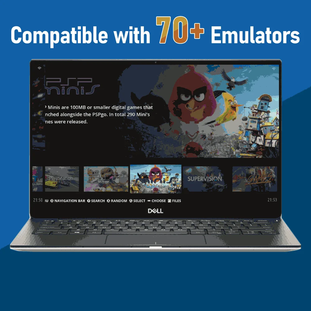 JMachen 512GB Game TF Card for Steam Deck/Windows Handheld/PC Batocera.Linux 37 with 51400+ Retro Games for PS3/PS2/PS1/PSP/MAME