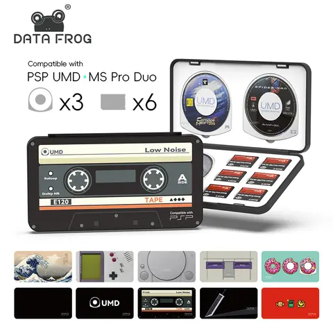 DATA FROG Retro Game Card Holder Case PS Vita PSP 1000 2000 3000 SD M2 MS Pro Duo Protective Portable Travel Organizer Storage