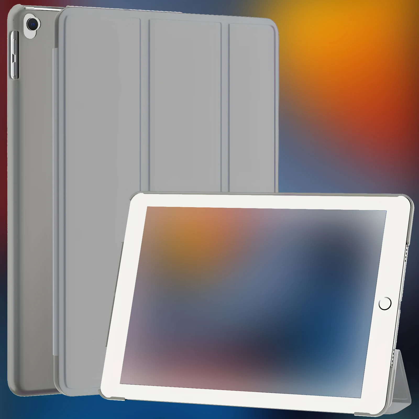 

Case for iPad 9/8/7th Gen 10.2, 10th 10.9, 6/5th 9.7, Air 1/2 9.7, Air 3 10.5,Pro 10.5 11,mini 6 Translucent Back Shell PC Cover