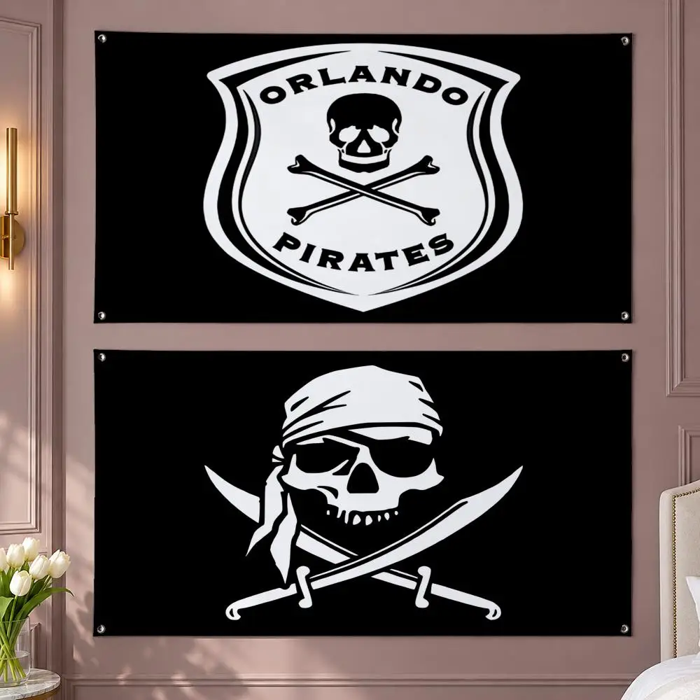 Jolly Roger Flags Aesthetic Room Decor Wall Hanging For Bedroom Dorm Gaming Room And Parties