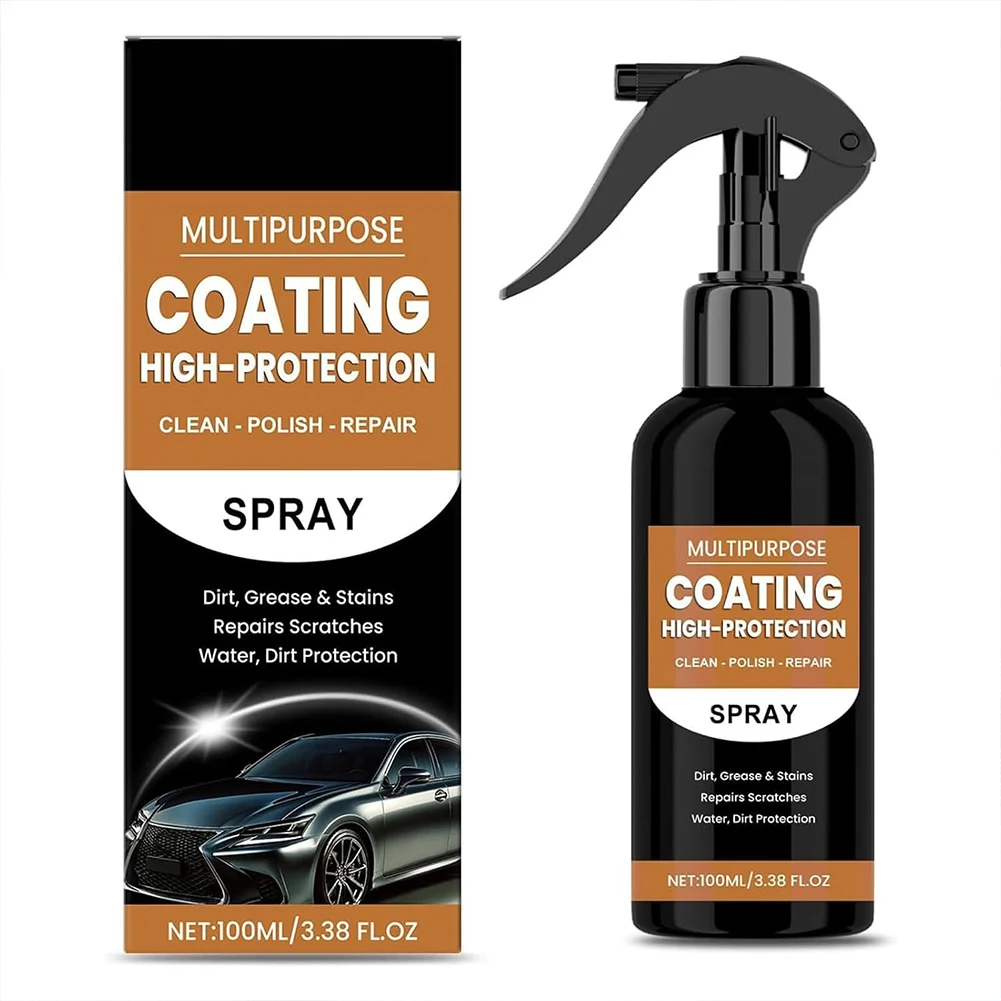 رذاذ طلاء السيارة السريع عالي الحماية، رذاذ إصلاح خدوش السيارة، عامل تجديد الطلاء متعدد الوظائف للسيارات