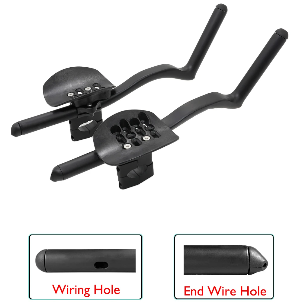 

Carbon Fiber TT Rest Handlebar ODINZEUS Road Bike Aerobar 35°/55° Triathlon Time Trial Matte Finish No Logo Bicycle Parts