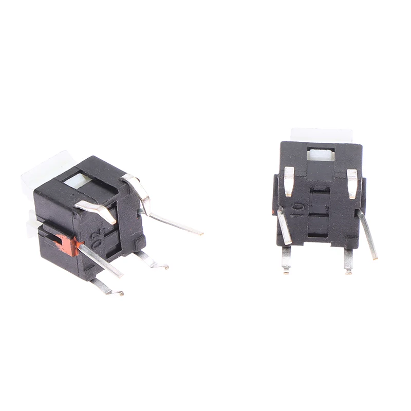 5 шт. светодиодный микропереключатель, кнопочный выключатель света TS-H002, 6*6*7, сенсорный переключатель с подсветкой, 4-контактный тип DIP