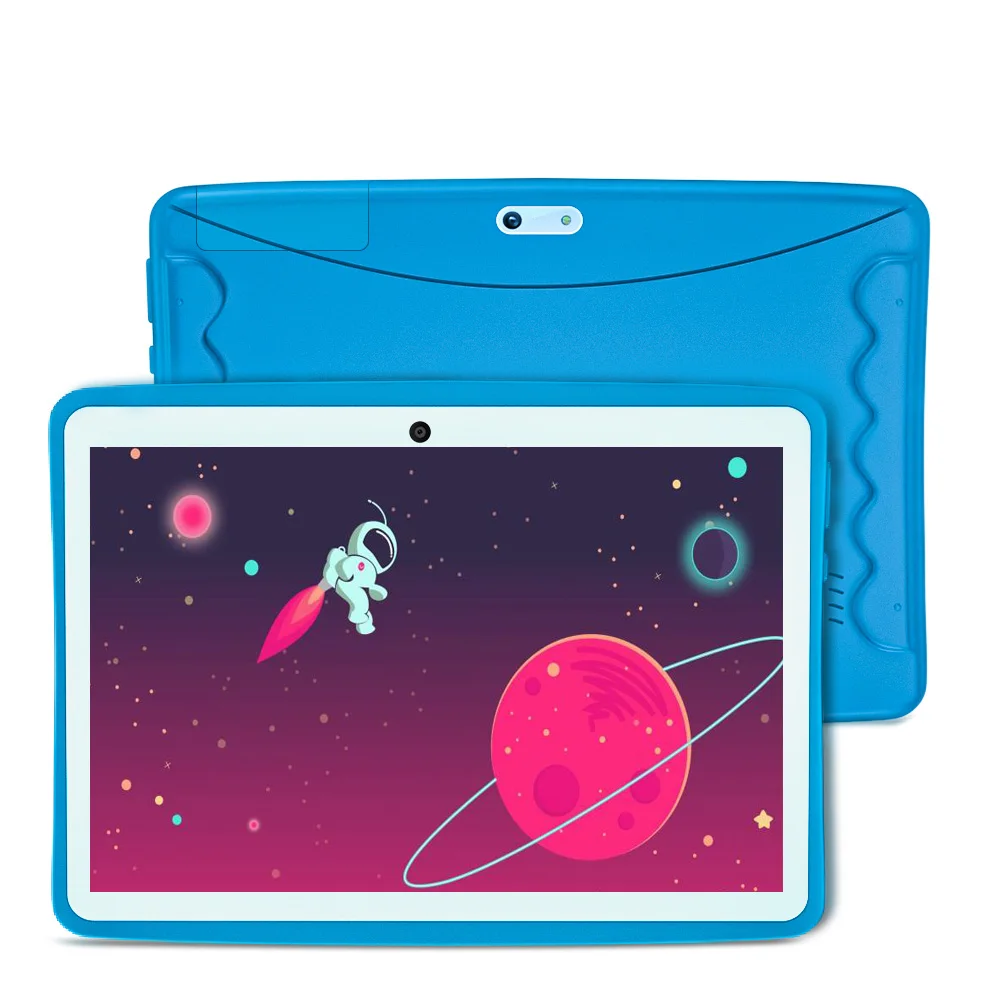 Nieuwe 10.1 Global Version 5GWIFI Kindertablet 4GB RAM 64GB ROM Dubbele camera (komt met kinderspeelgoed) Android 11-systeem