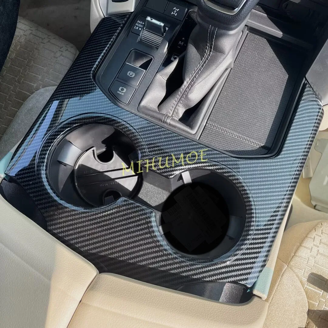 

Внутренняя крышка панели переключения передач, стильная накладка для Land Cruiser LC300 2022 2023 2024 2025, углеродное волокно