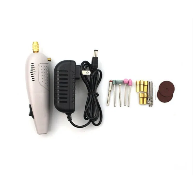 Portable Mini Hand Drill Set Multifunctional Electric Grinding Tool DIY Model Making and PCB Processing Drilling Kit