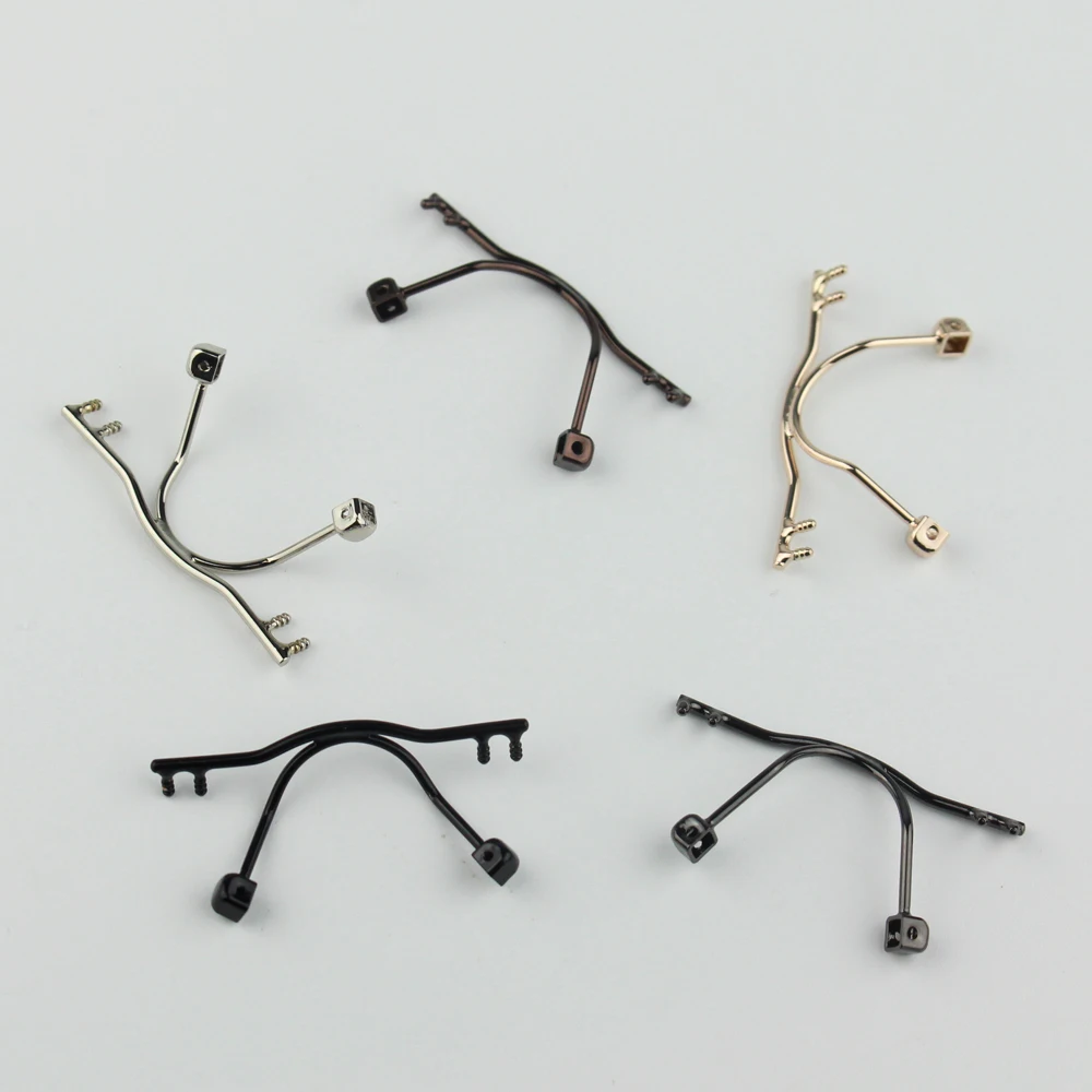 10pcs Eyeglasses Bridge Nose Pad Arm Metal Rimless Optical Frame Broken Replacement Eyewear Glasses Accessory 1113