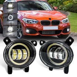 Car Fog Lamp Assembly For BMW F20 F21 F22 F23 F30 F31 F32 F33 F34 F36 LED Angel Eyes Lens Halogen Front Bumper Headlight 12V