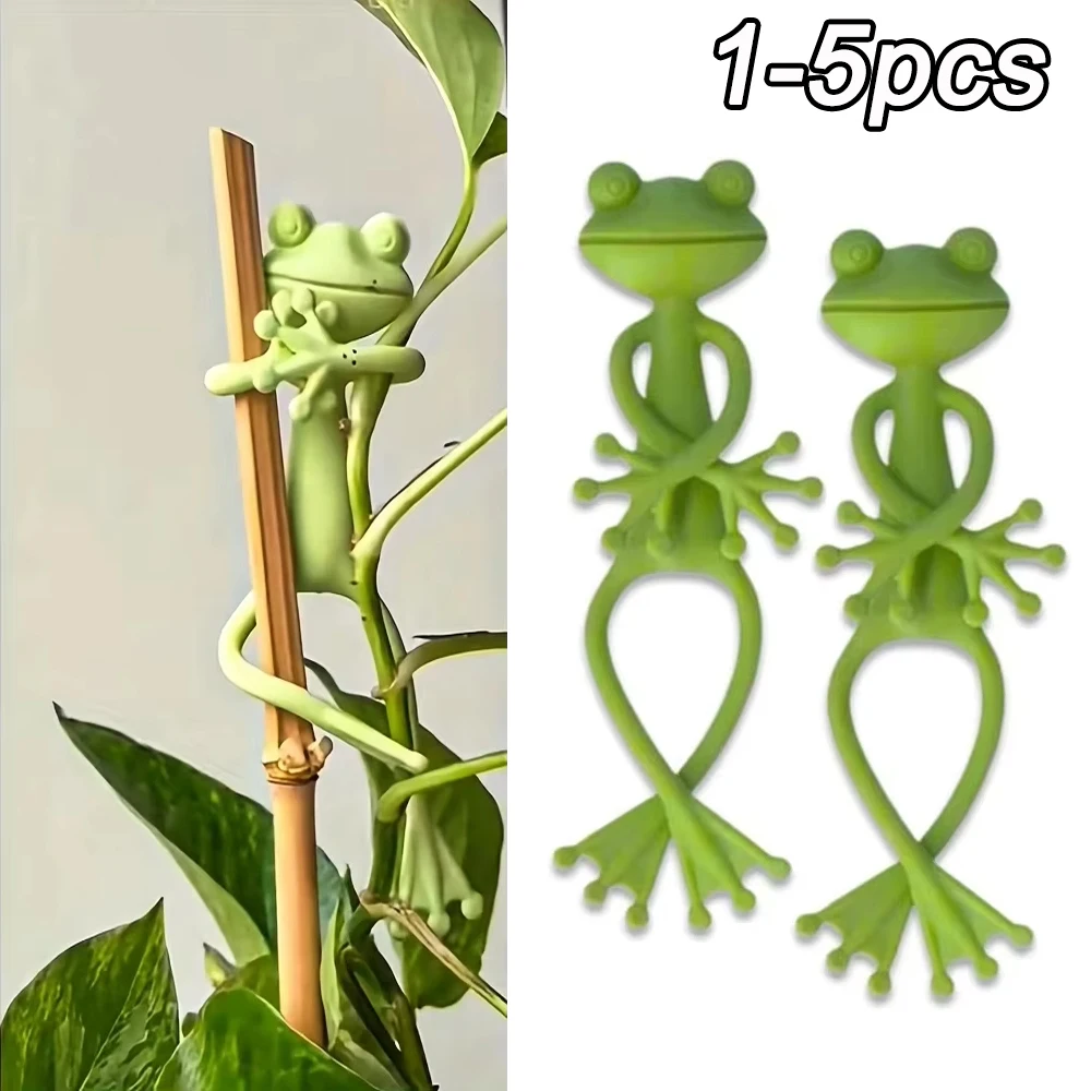 1-5pcs Tomato Plant Support Garden Supplies Stake Frog Plant Rack Indoor  Pots Planters Accessories Indoor Garden Pots & Planters - AliExpress 15