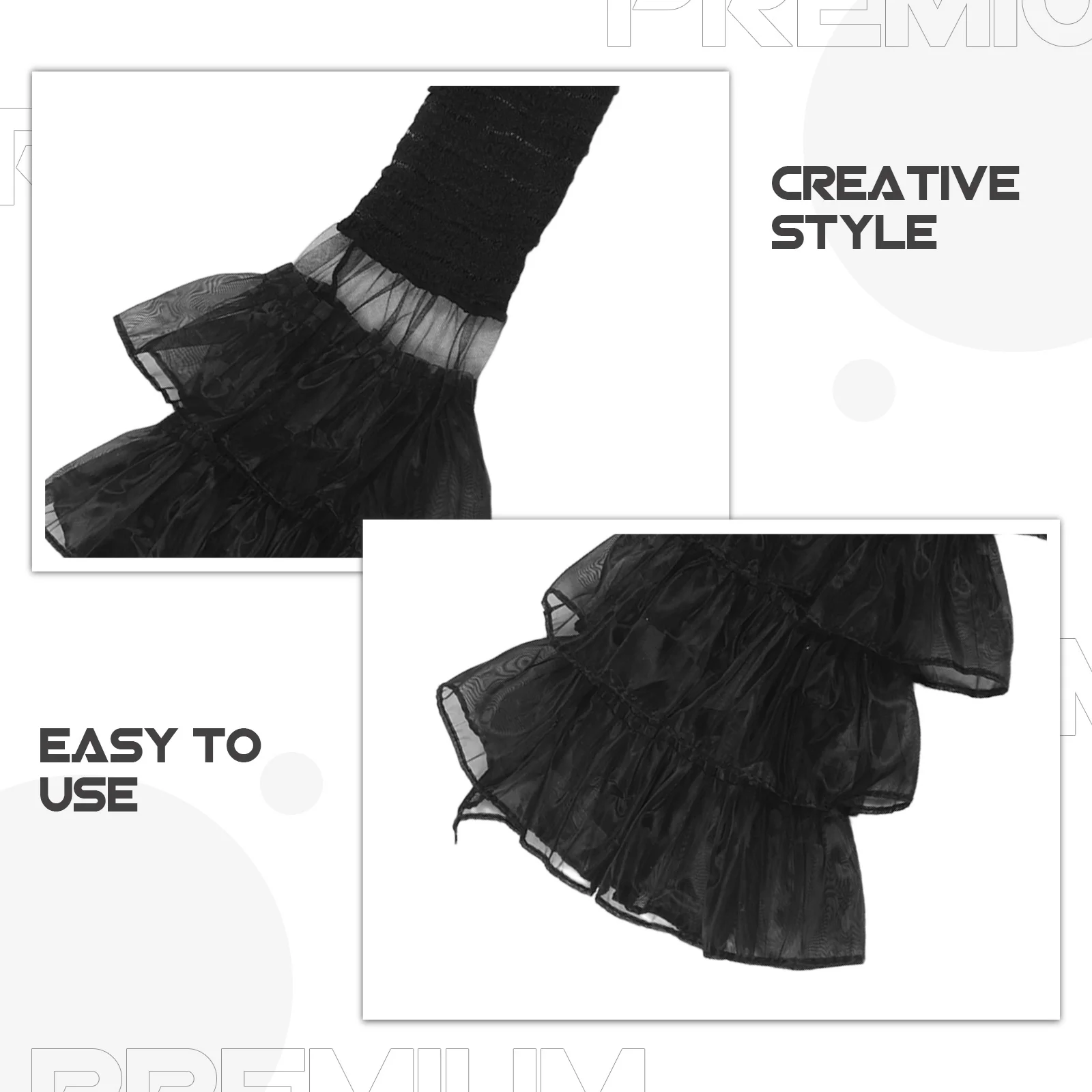 1 Para Koronkowych Podkolanówek z Falbankami, Ocieplacze na Nogi, Pończochy do Uda, Akcesoria Kawaii Lolita, Moda Damska, Podkolanówki Samonośne na Imprezę, Rave