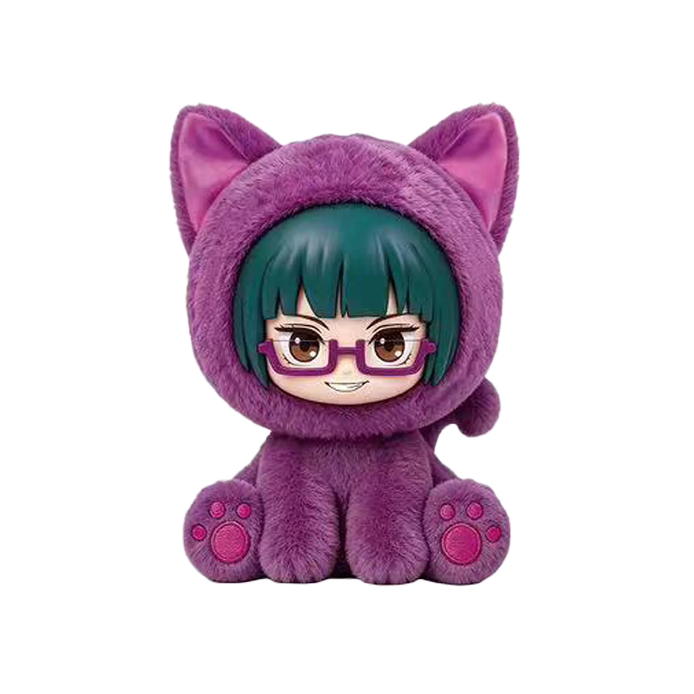 Neue Eaki Original Jujutsu Kaisen Sitzende Katzen Party Serie Blind Box Plüsch Vinyl Actionfiguren Gojo Satoru Itadori Überraschungsspielzeug