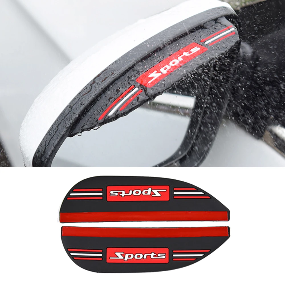 Protable Reliable Mirror Visor Rearview Mirror Visor Rearview Accessories Board Rain Remover Approx 180mm*60mm