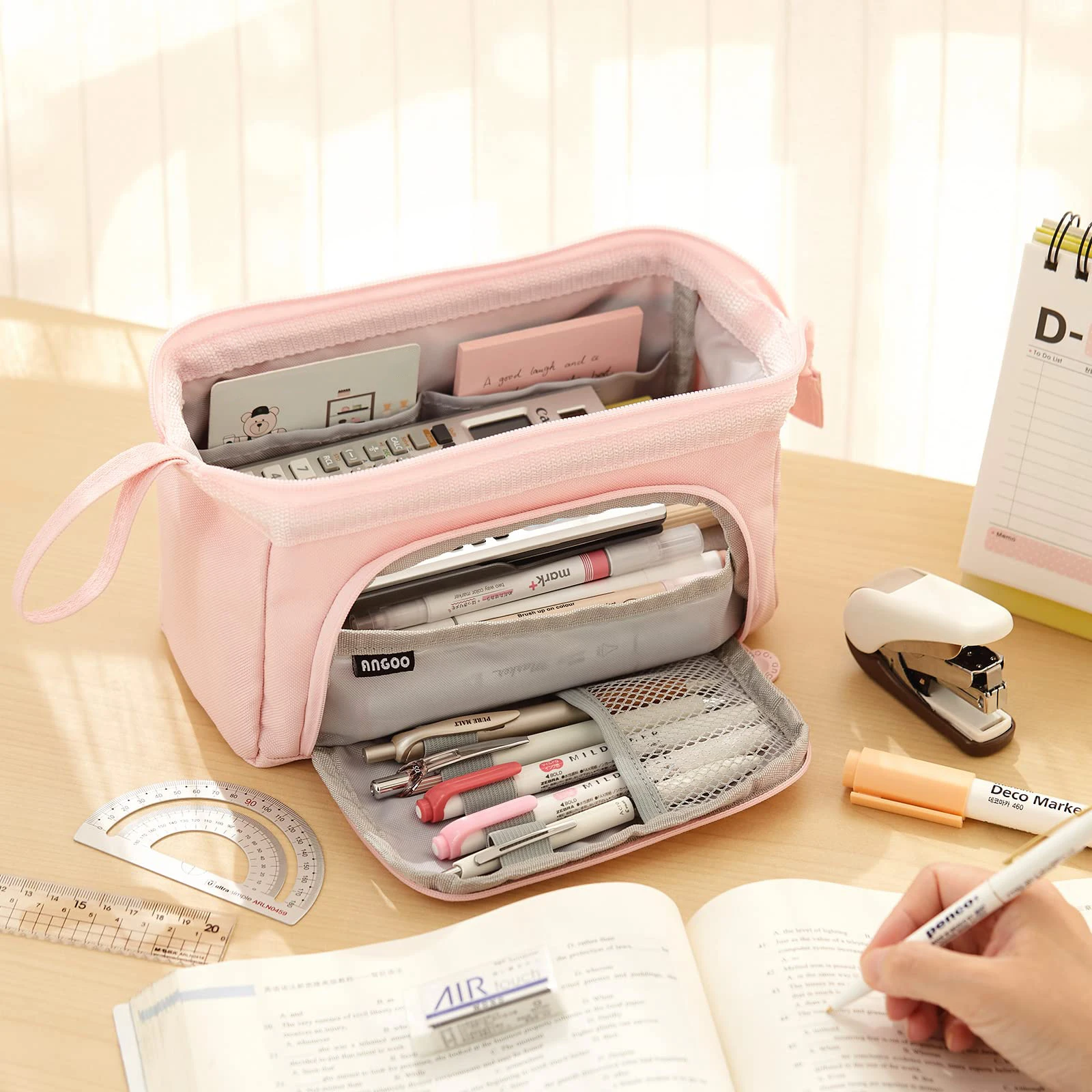 

Large-capacity pencil case, cute student pencil case, big pen pouch, storage box, stationery supplies