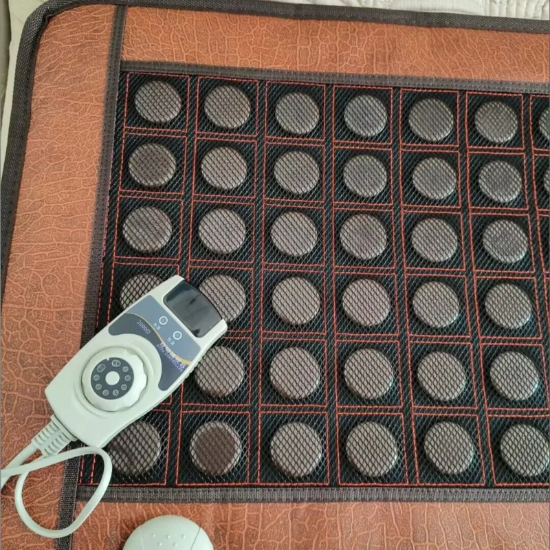 Electric Heated Jade Germanium Stone Massage Mattress Natural Jade bed Tourmaline Stones Sofa Pad Infrared Heating Mat
