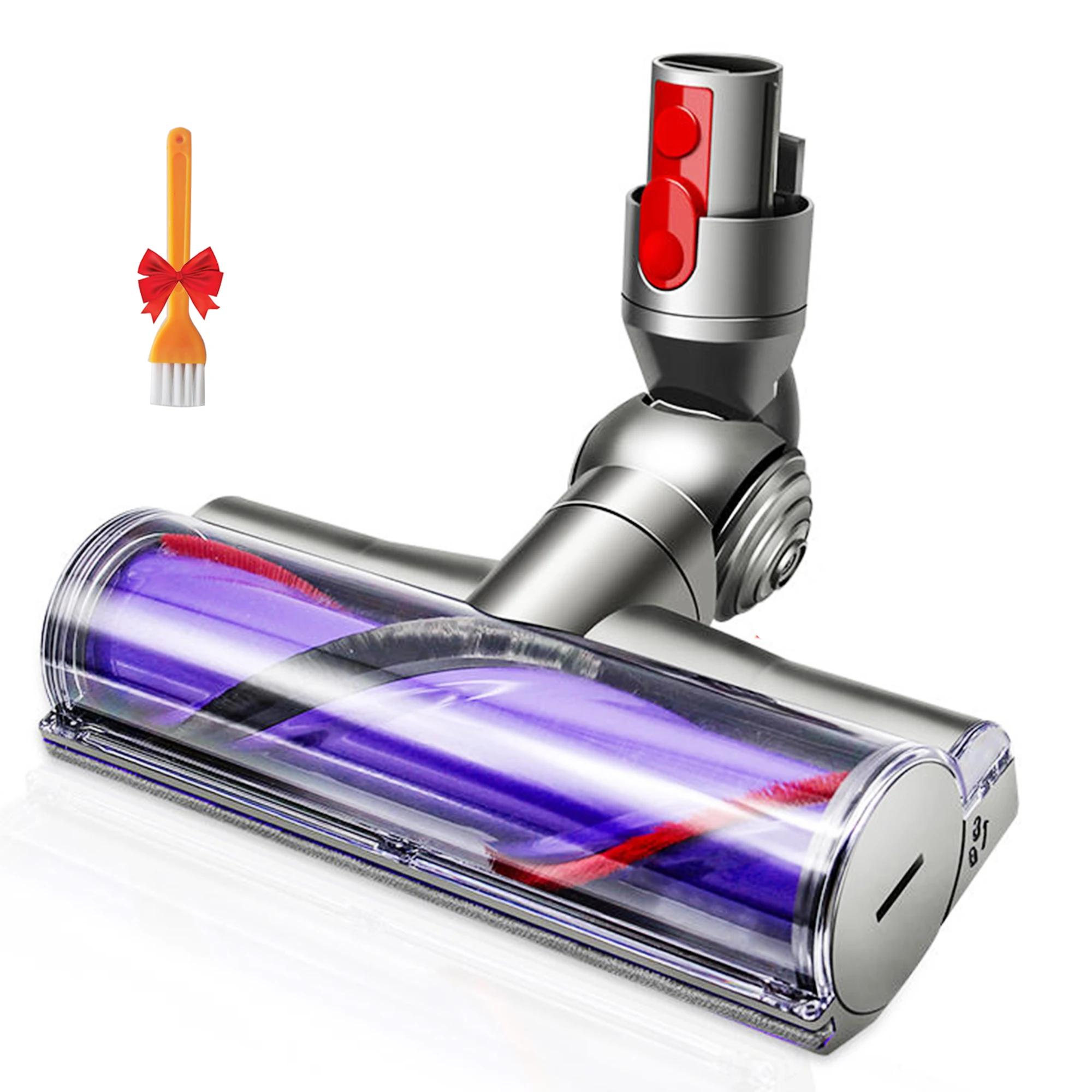 رأس مكنسة كهربائية سريعة التحرير، متوافقة مع Dys0n V15 V7 V8 V10 V11 نماذج مطلة للحيوانات المكنسة الكهربائية لرفق سجاد الأرضيات الصلبة