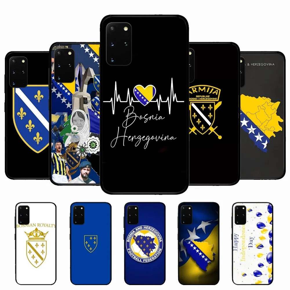 B-Bosnia And H-Herzegovina Phone Case For Samsung S 9 10 20 21 22 23 30 23 24 Plus Lite Ultra FE S10lite Fundas