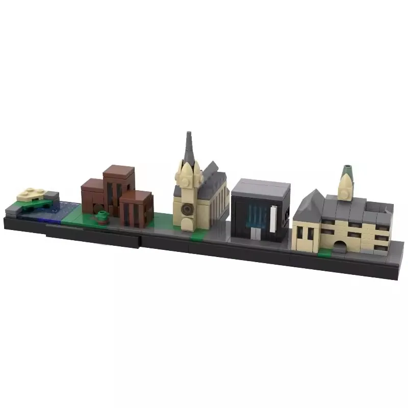 Bricklink Germany Ruhr Industrial Base City Skyline House Architecture Street View Sets Hamburg Hagen Hamm Building Blocks Toys