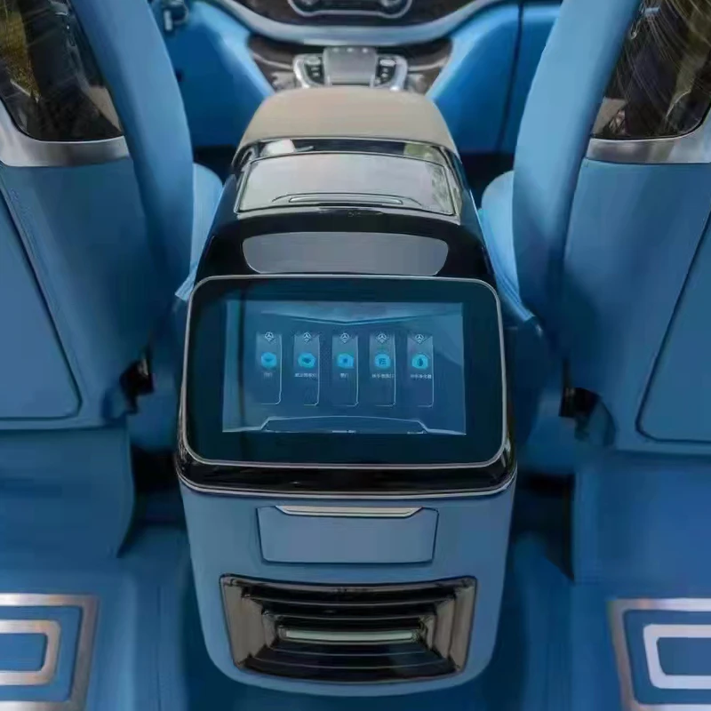 

Luxury car center console armrest box with compressor refrigerator converted to style for V250 W447