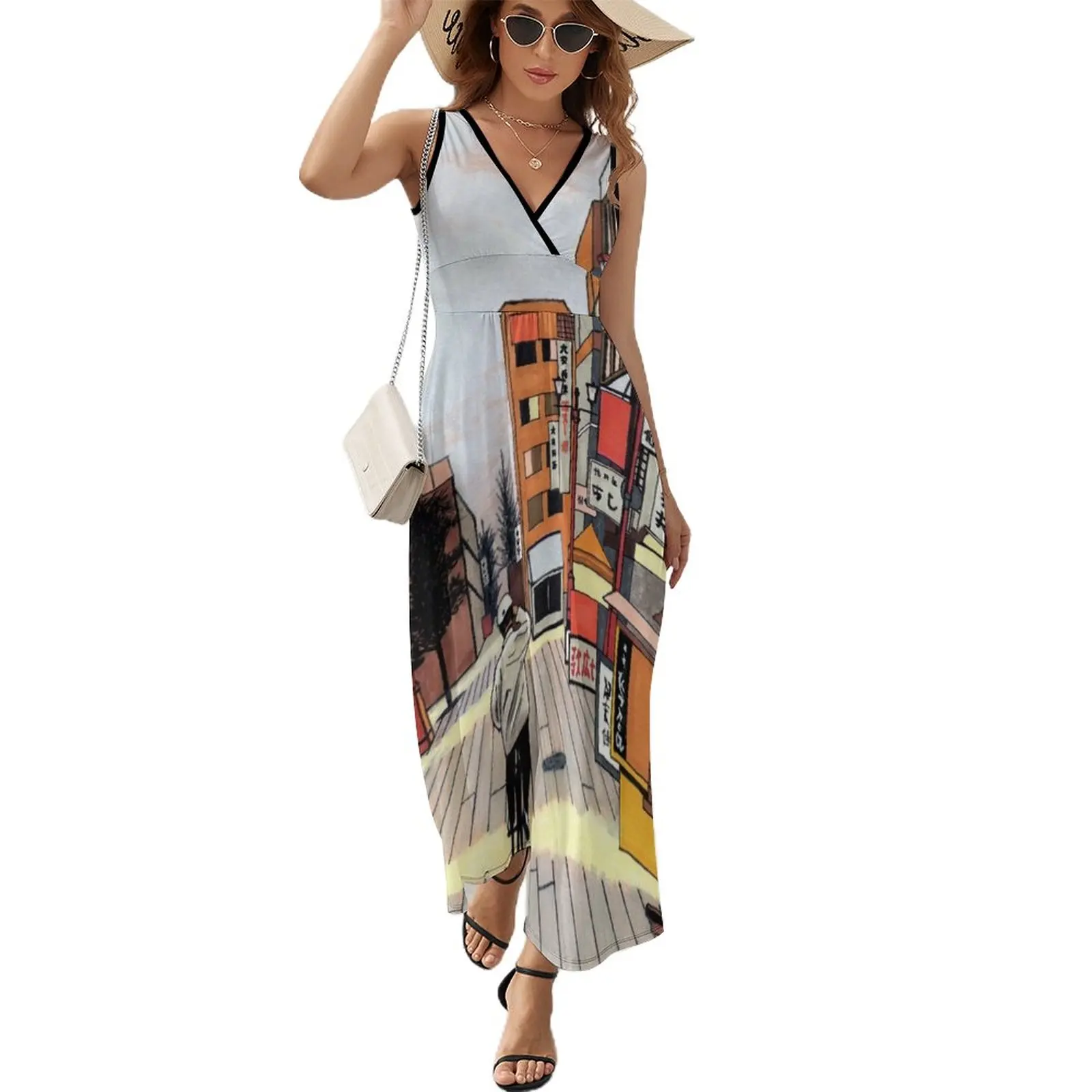 

Early Morning Ride in Japan Sleeveless Dress Women's summer dress dress dress dresses women's clothing trend 2023