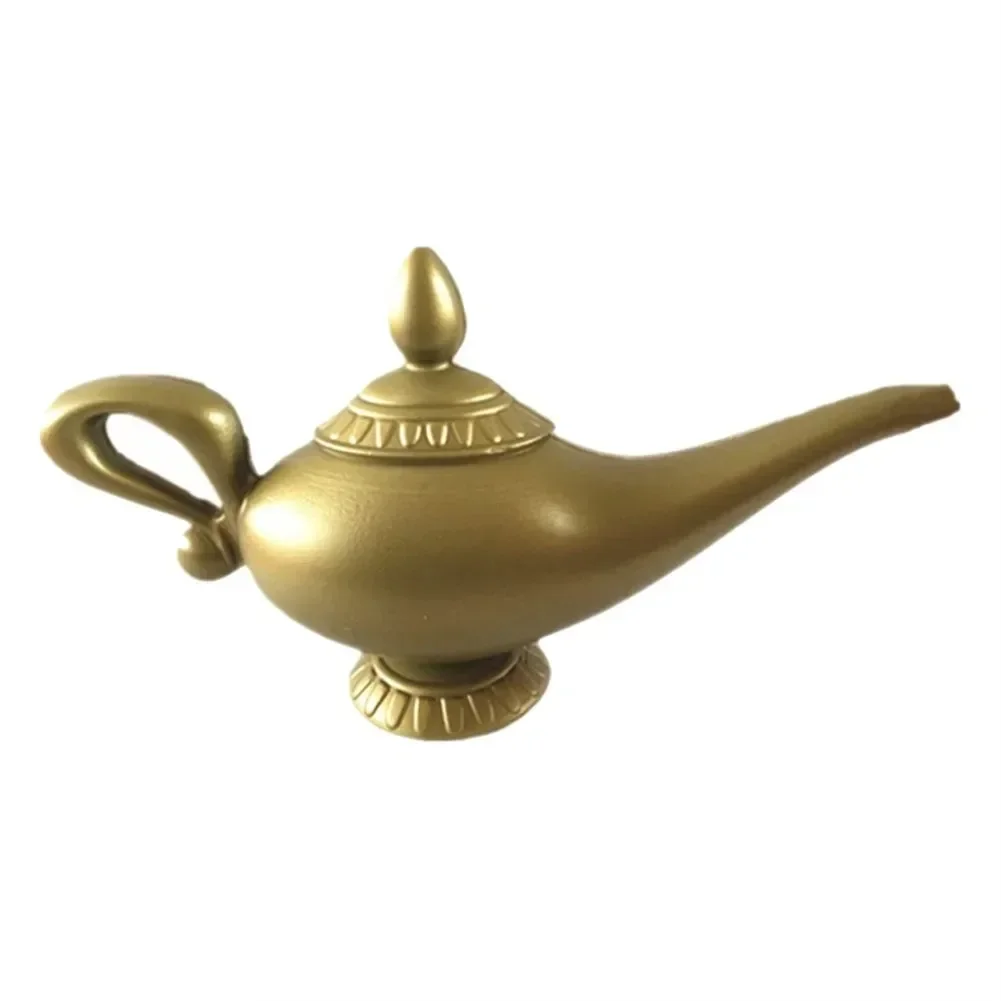 Plastic Costume Prop Aladin Lamp Christmas Panto Aladdin Lamp Shape Tea Pot Cartoon Genie Lamps Home Party Ornament Crafts NEW