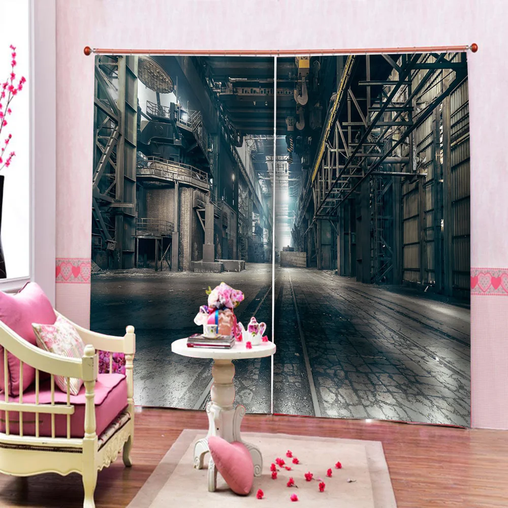 Custom stereoscopic curtains 3D Window Curtains For Living Room Bedroom Customized size 3d blackout curtains