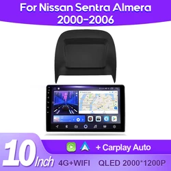 QSZN For Nissan Sentra 5 B15 1999 - 2006 2K QLED Android 13 Car Radio Multimedia Video Player GPS AI Voice 4G CarPlay Head Unit